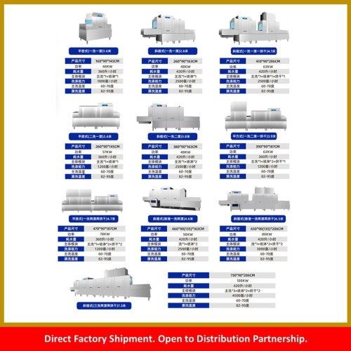 Commercial Conveyor-Type Dishwasher Series