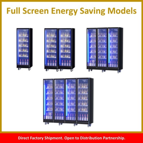 Full Screen Energy Saving Display and Dispenser Cooler Series