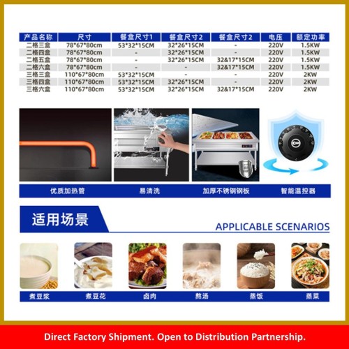 Multifunctional Steam Table