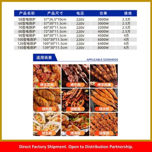 Commercial Electric BBQ Pits